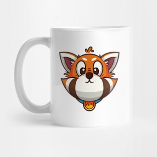 Cute Red Panda Cartoon Mug